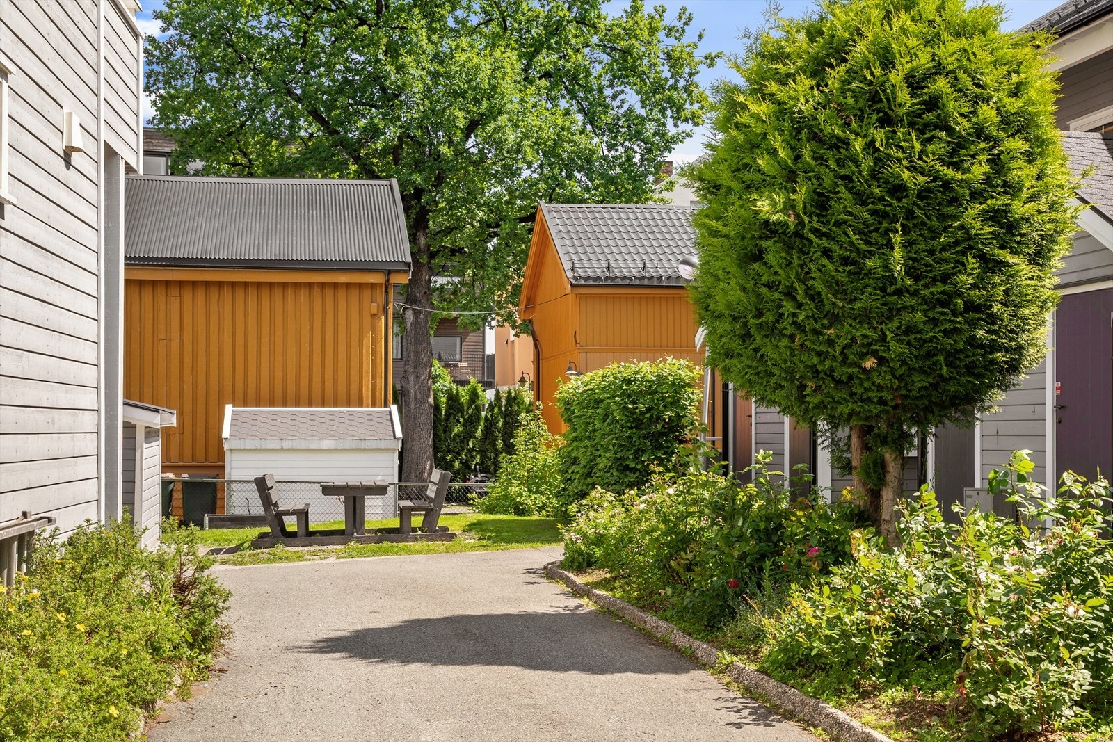 Her bor du i et rolig og veldrevet borettslag Galleribilde