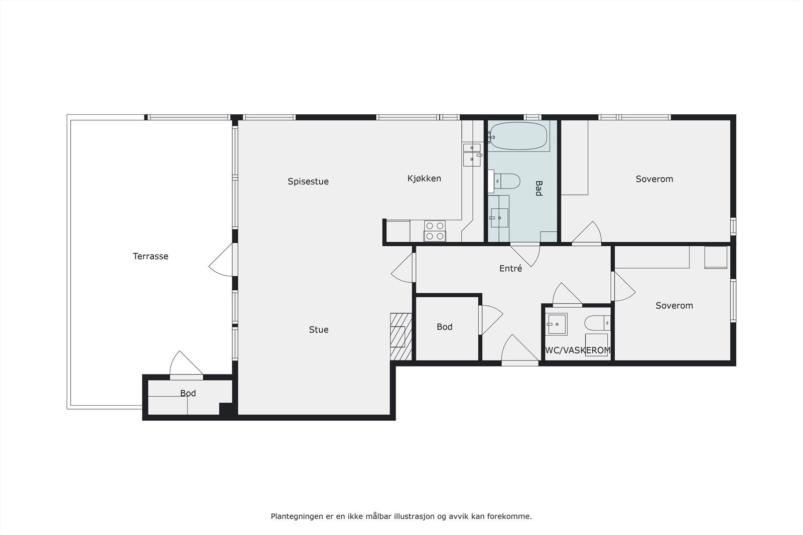 Plantegning Galleribilde