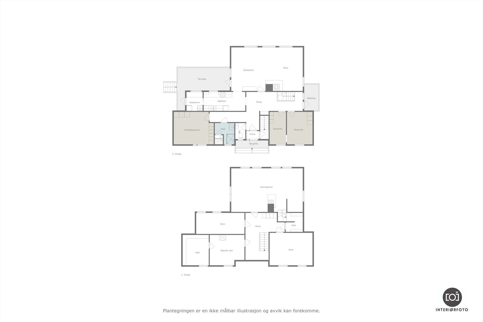 Plantegning Galleribilde