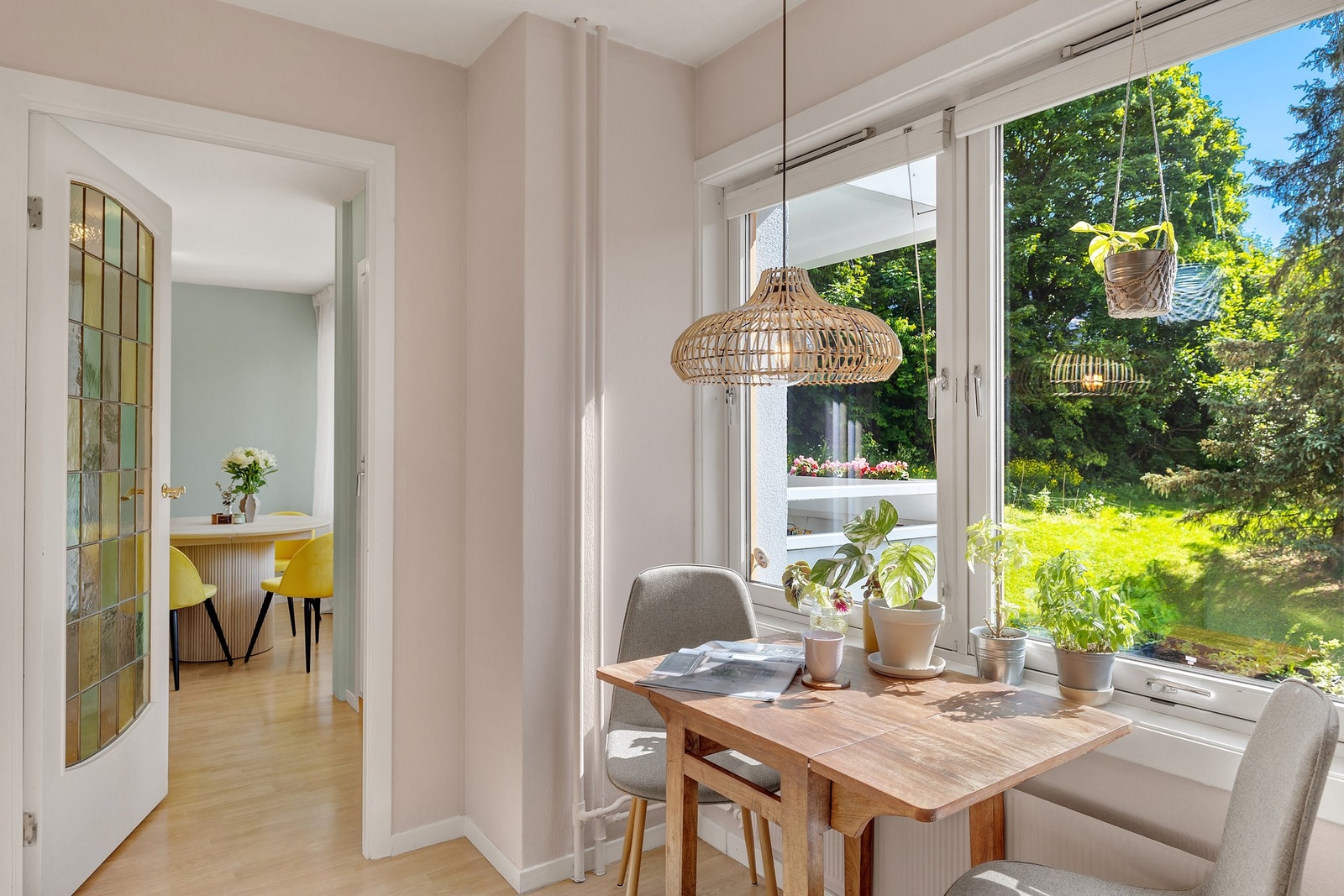 Her ligger alt til rette for hyggelige frokoster. Galleribilde