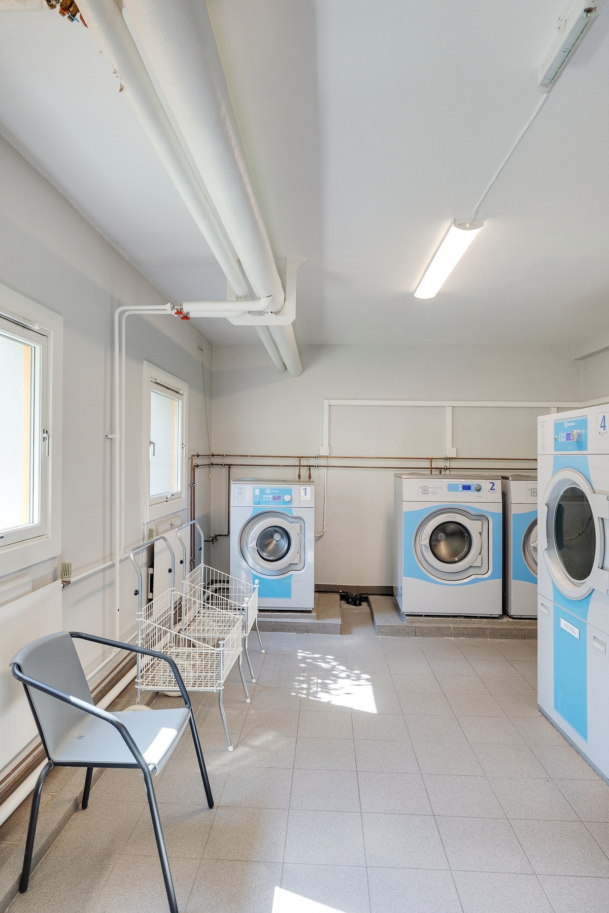 Felles vaskerom. Galleribilde