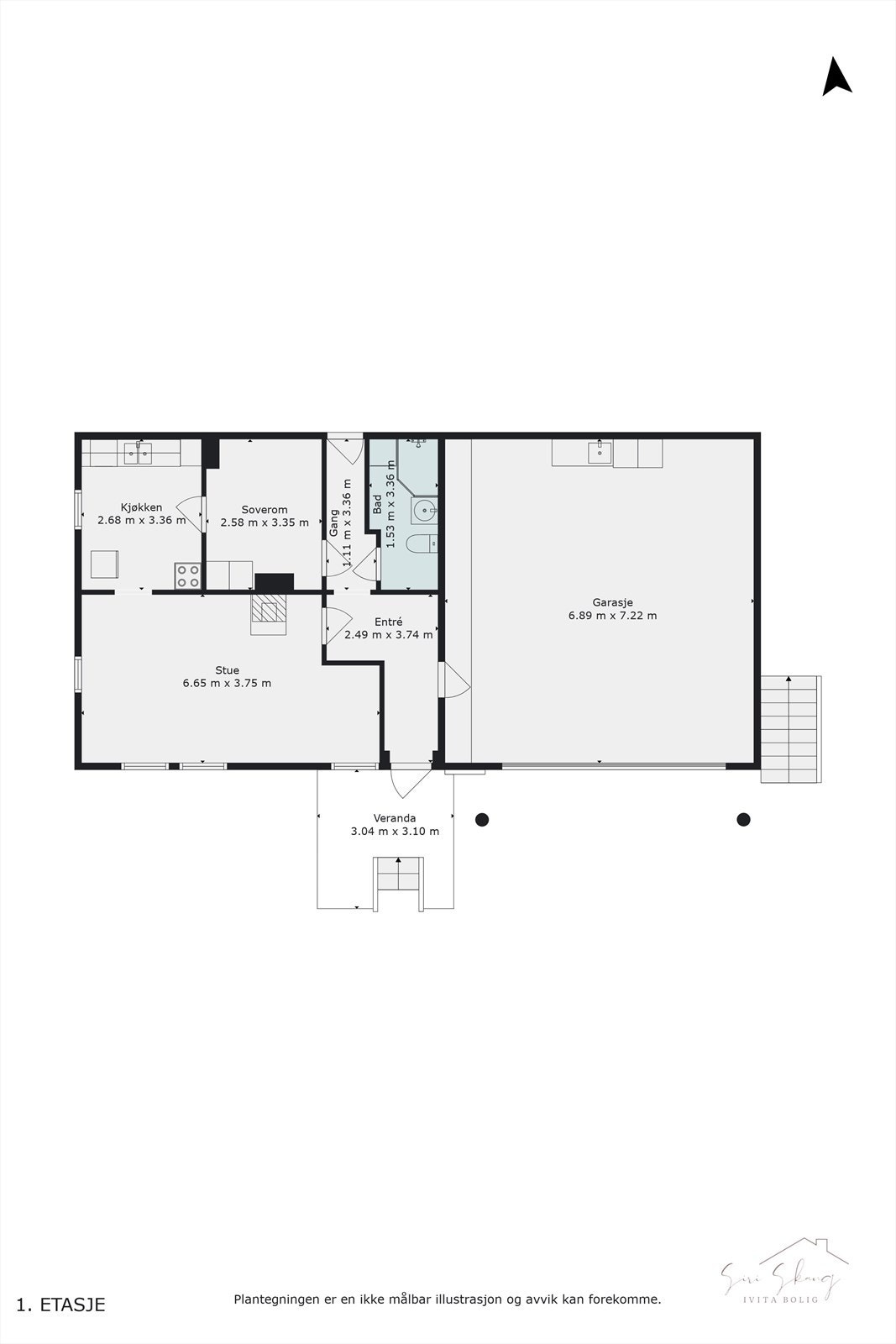 Plantegning sokkel. Galleribilde