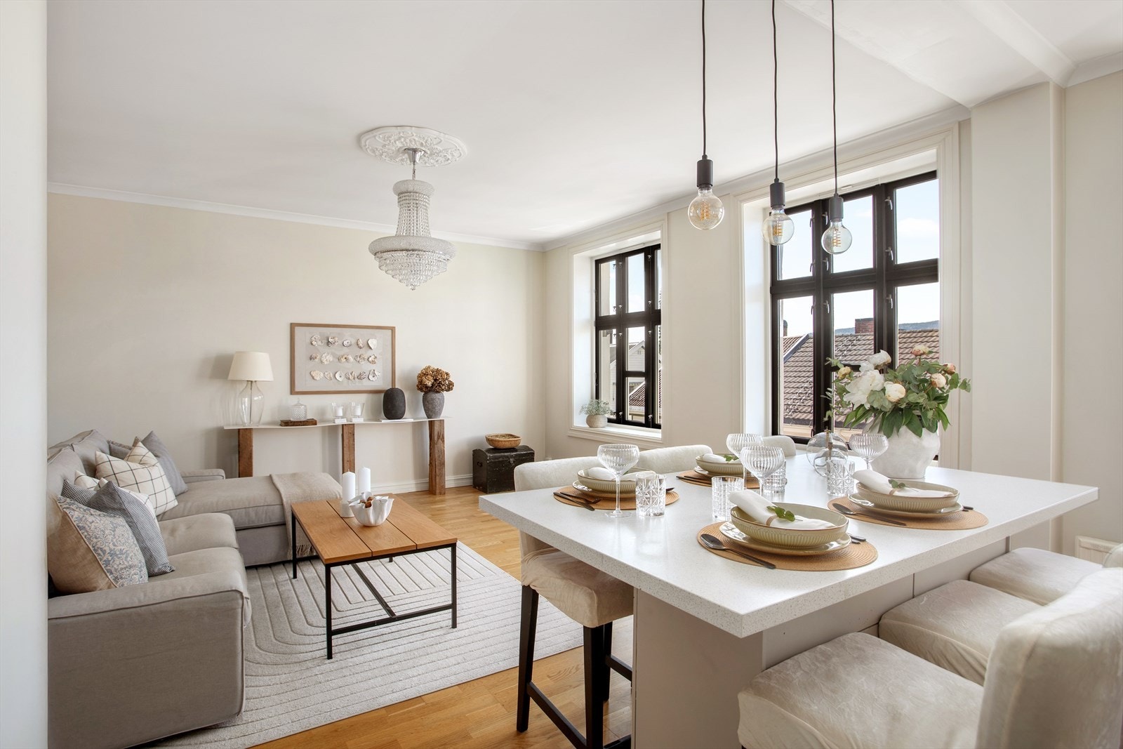 Dette er en lekker og klassisk eierleilighet i 2. etasje Galleribilde