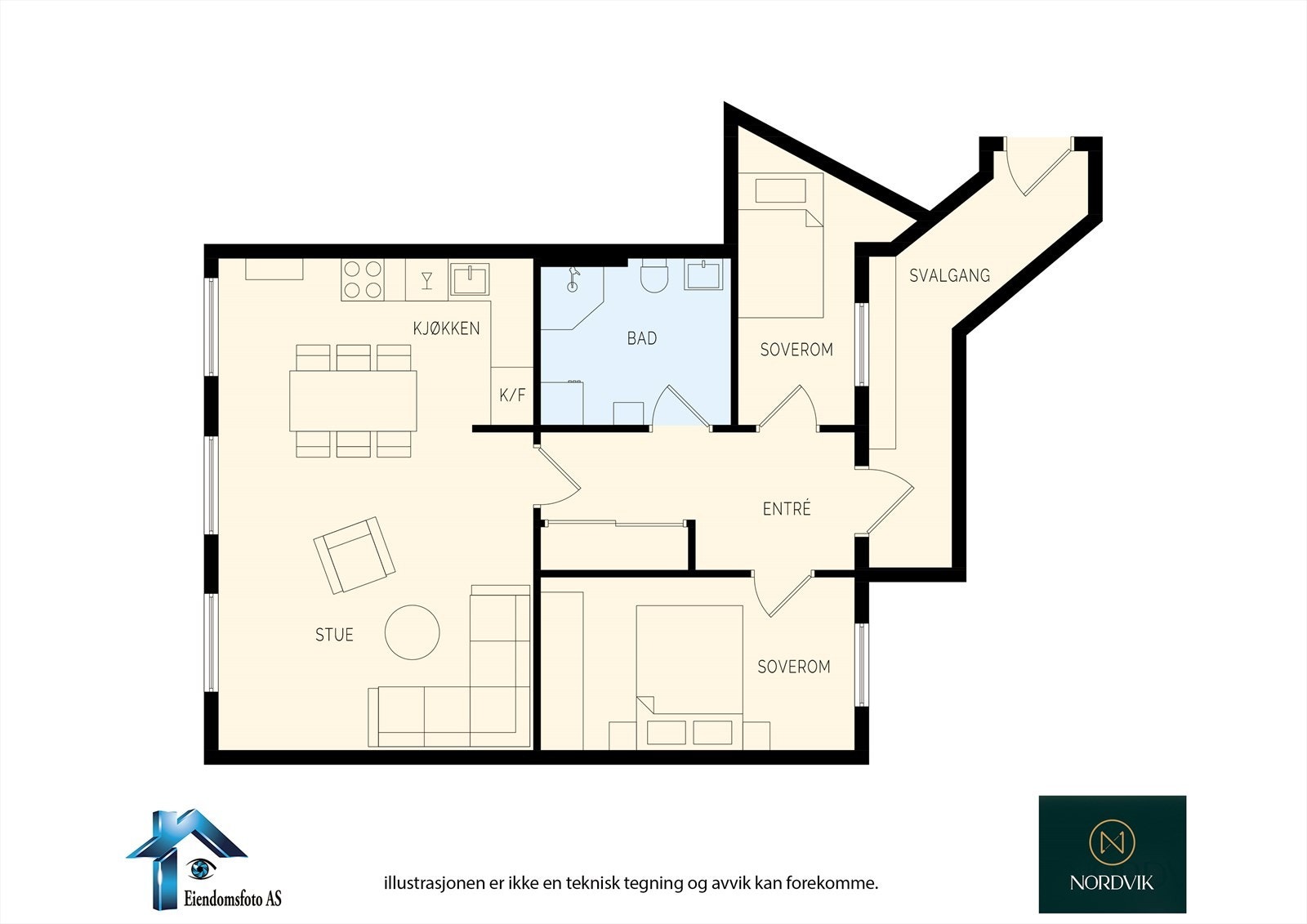 Planskisse Galleribilde