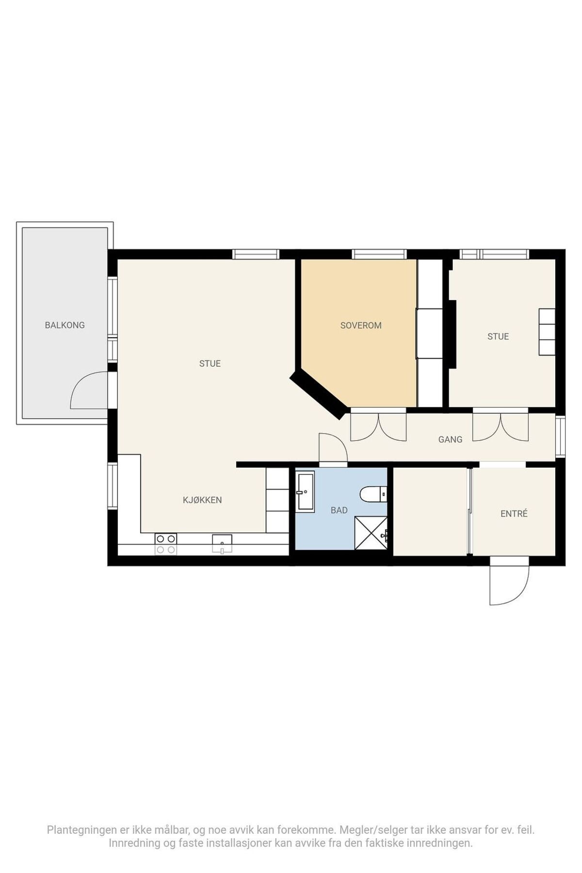 Plantegning Galleribilde