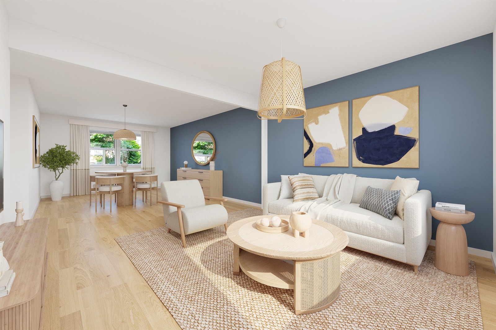 Dette er en praktisk familiebolig i sentrale og barnevennlig omgivelser. Dette er en illustrasjon, og avvik kan forekomme. Galleribilde