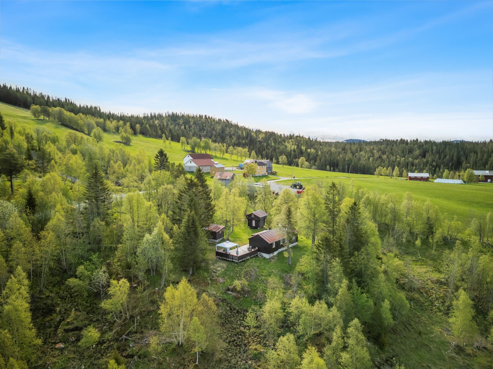 Landlig område i Hauka. Galleribilde