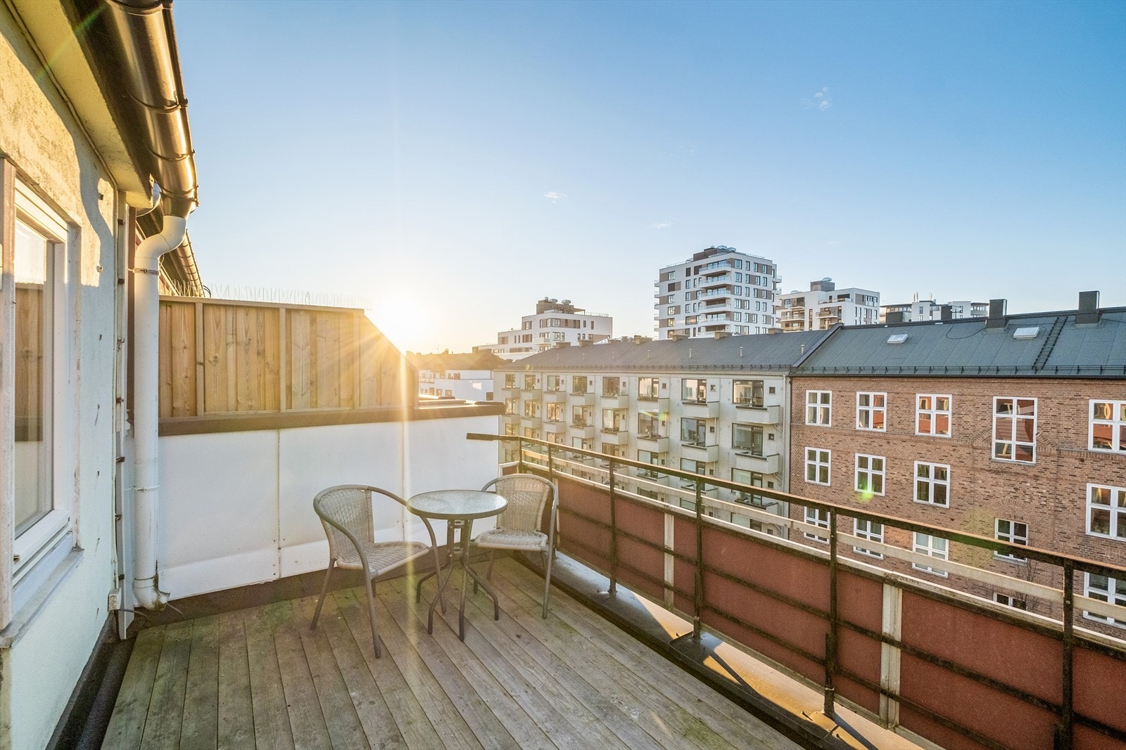 Felles takterrasse. Galleribilde