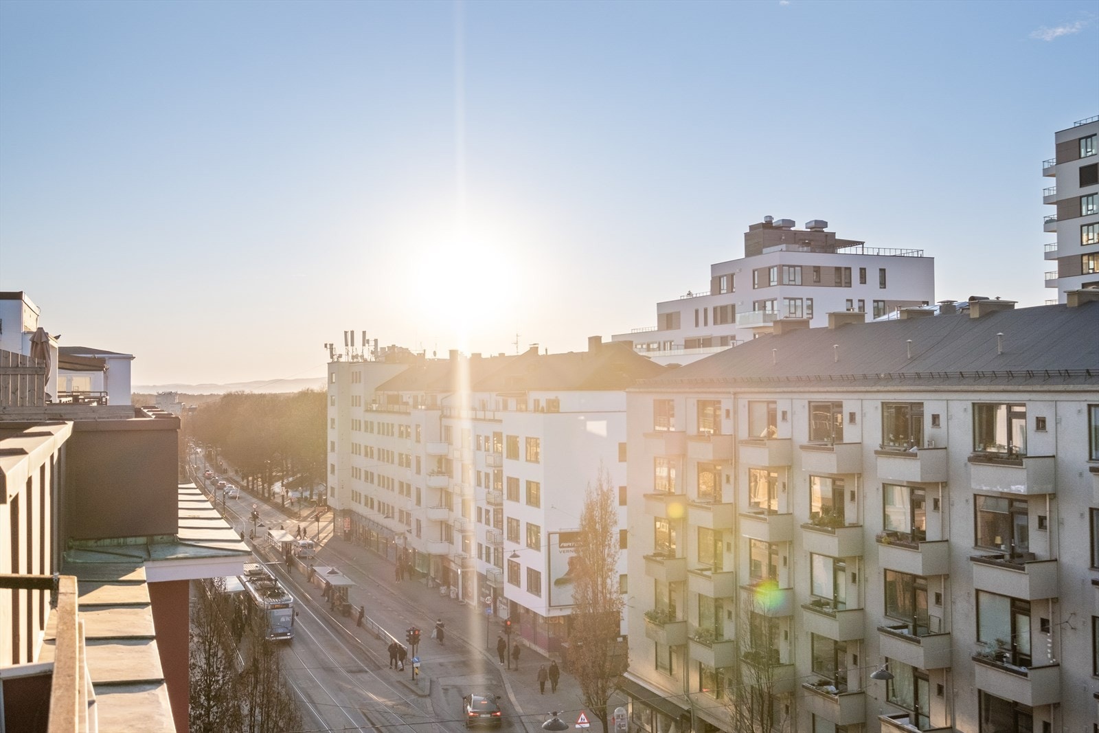 Felles takterrasse. Galleribilde