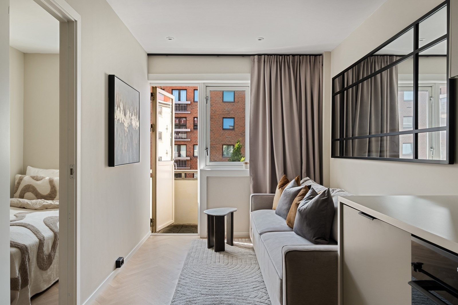 Leiligheten ble pusset opp i 2024 med unntak av baderommet. Galleribilde