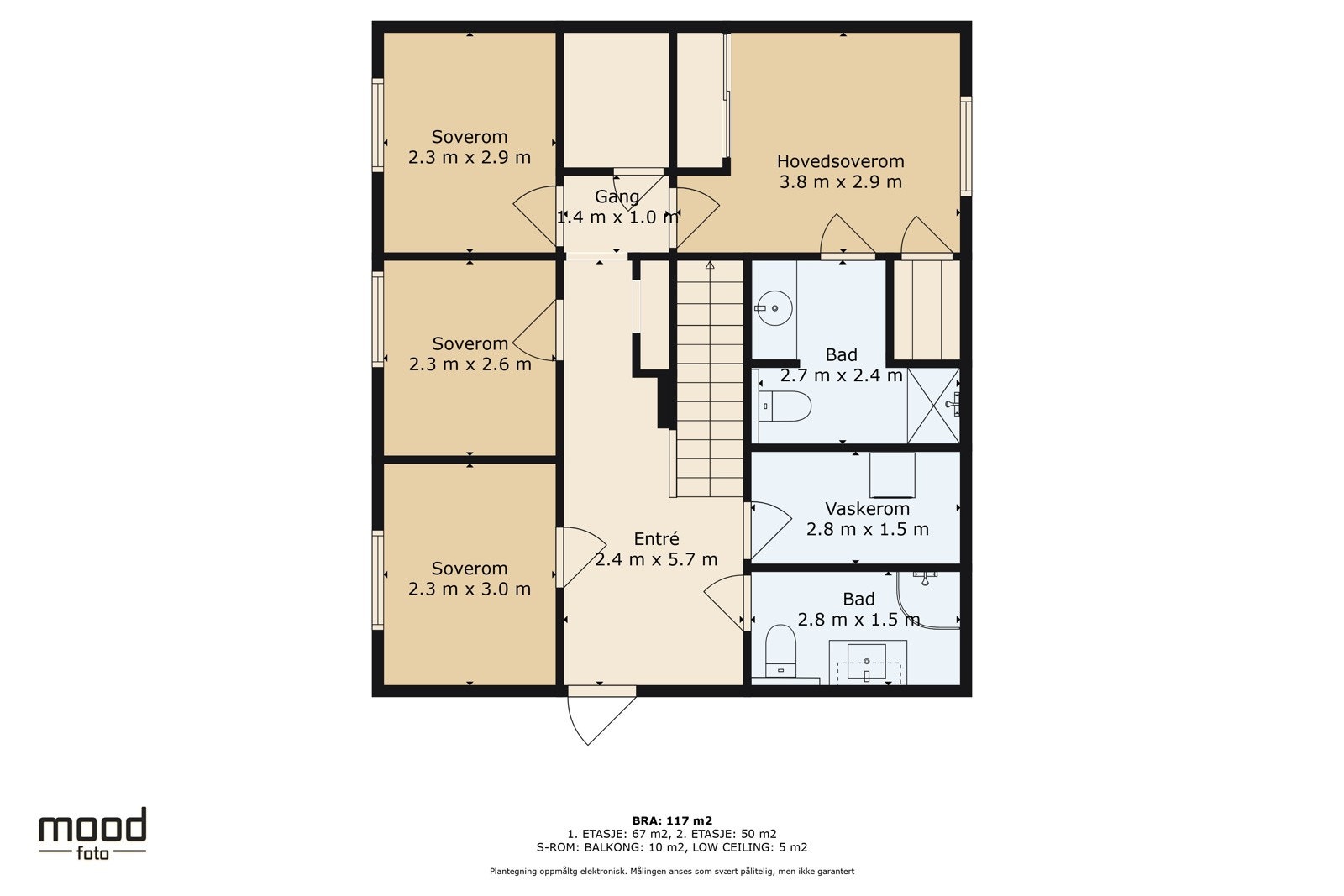 Plantegning første etasje. Galleribilde