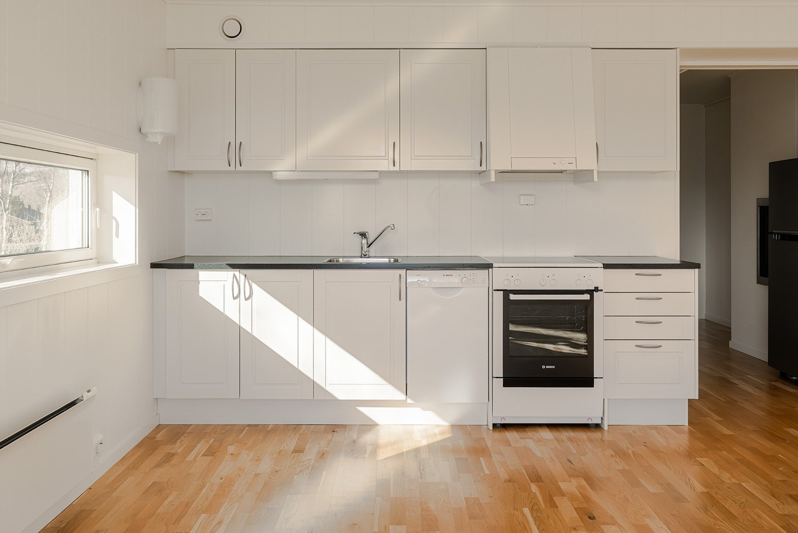 Komfyr, kjøleskap og oppvaskmaskin medfølger Galleribilde