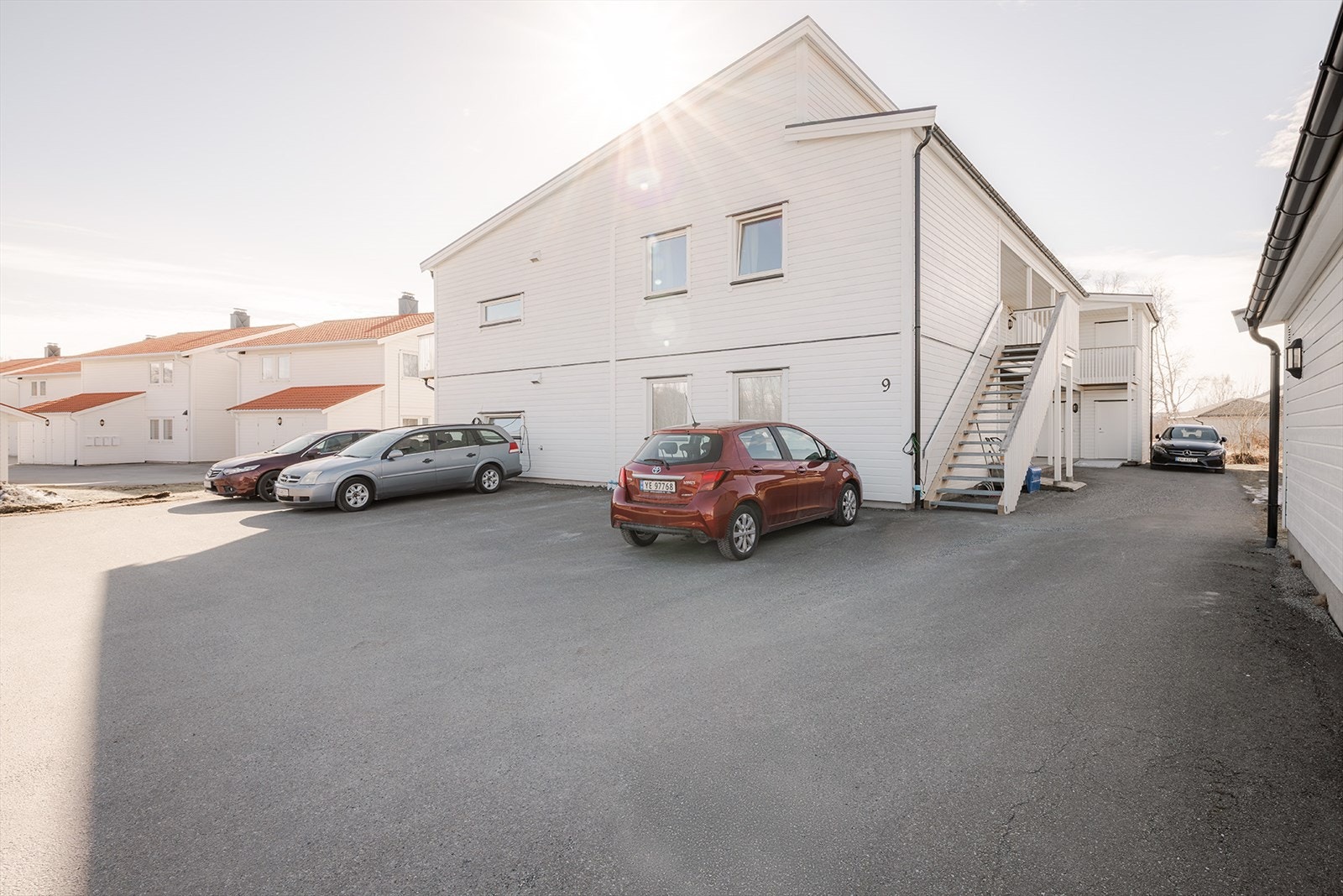 Asfaltert gårdsplass Galleribilde