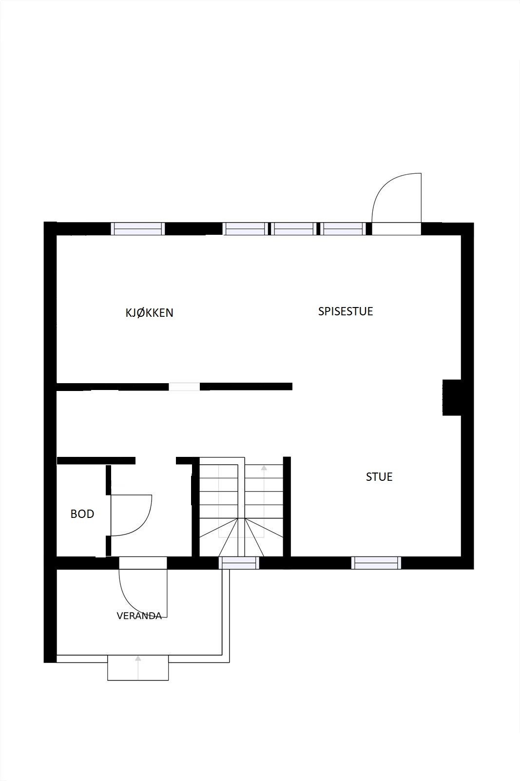 Plantegning Galleribilde