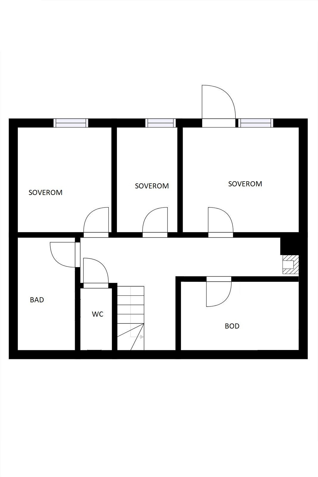 Plantegning Galleribilde