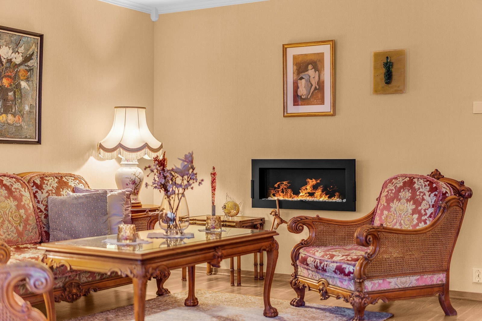 Himling og veggoverflater er malt i 2024 Galleribilde