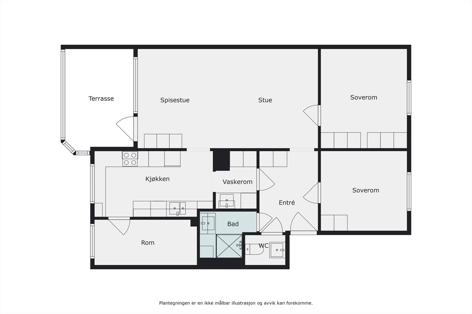 Plantegning Galleribilde