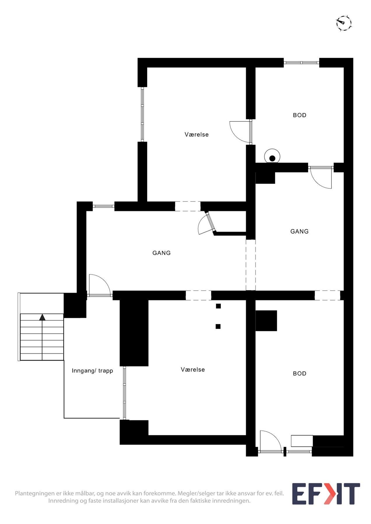 Planskisse kjeller Galleribilde