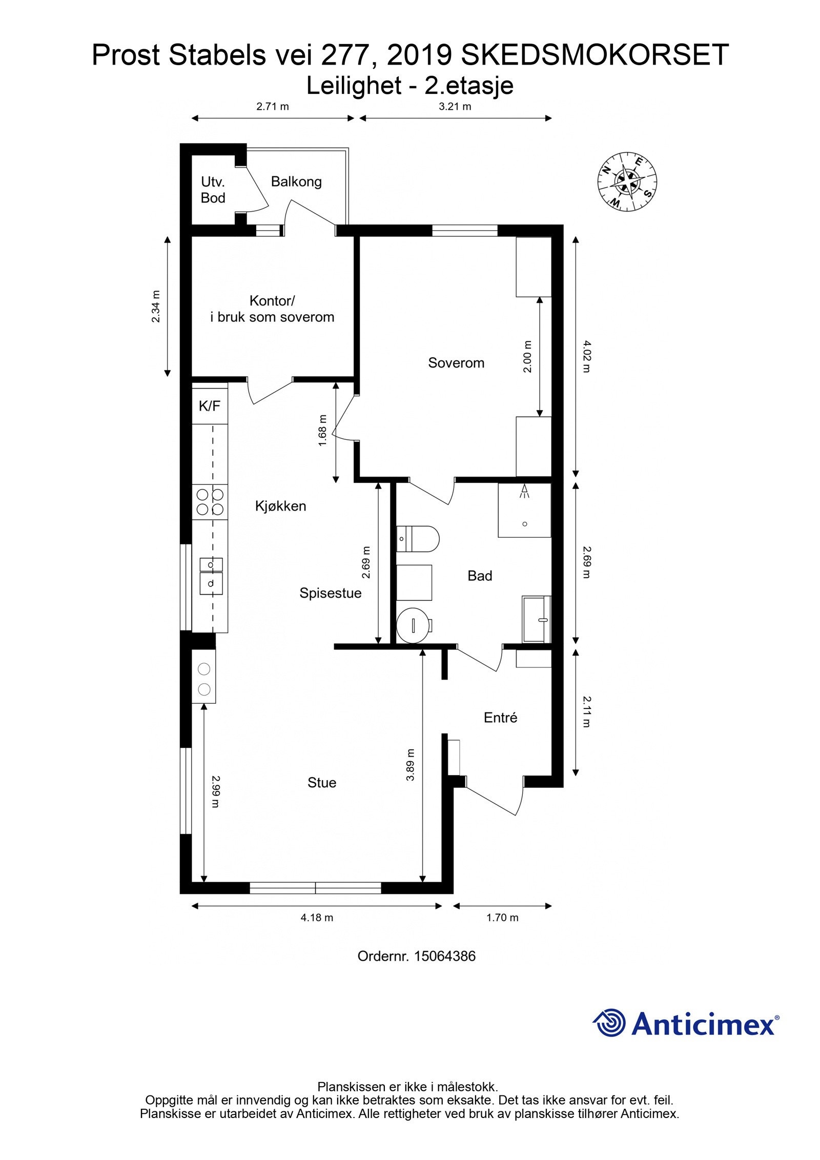 Plantegning Galleribilde