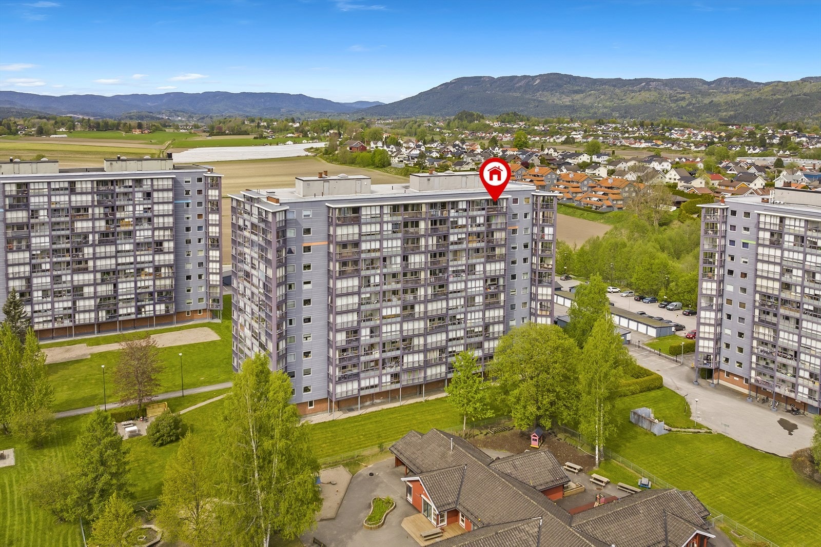 Flott plassert i toppetasjen Galleribilde