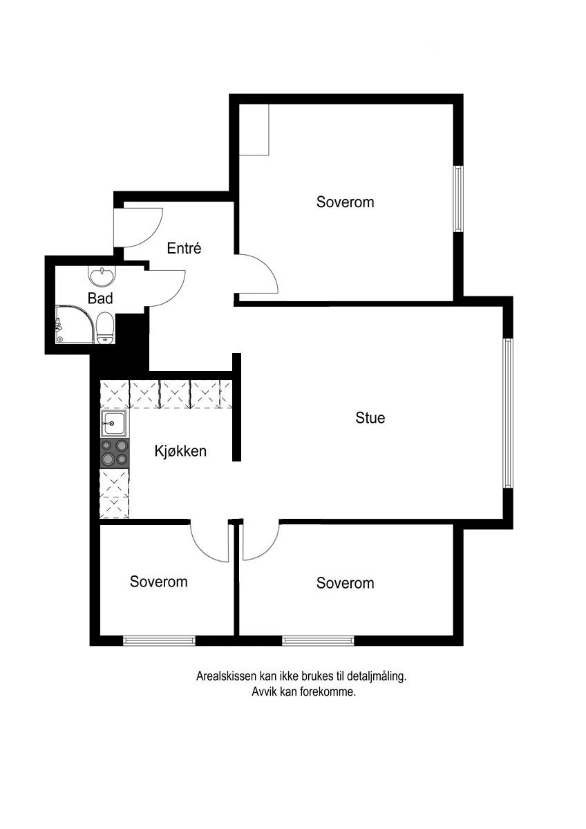 Alternativ plantegning Galleribilde