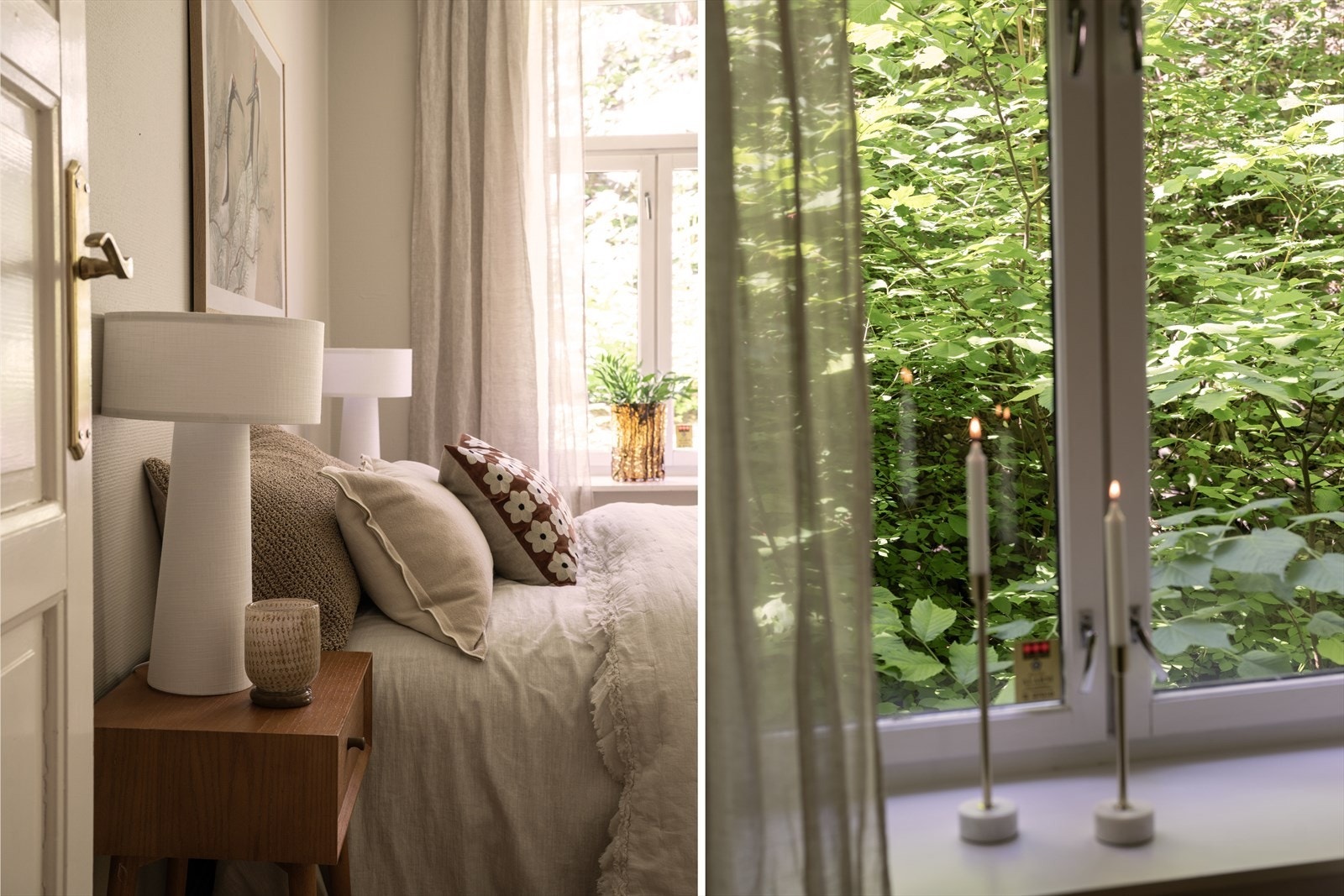 Fantastisk utsyn mot grøntarealer og lite innsyn. Galleribilde