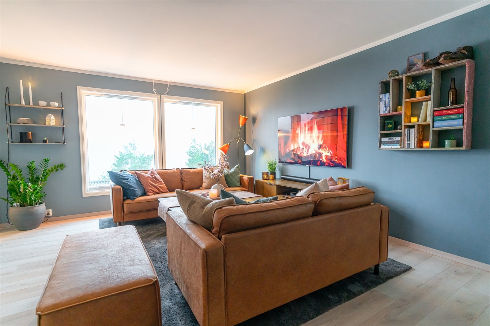 God plass til stor sittegruppe. Galleribilde