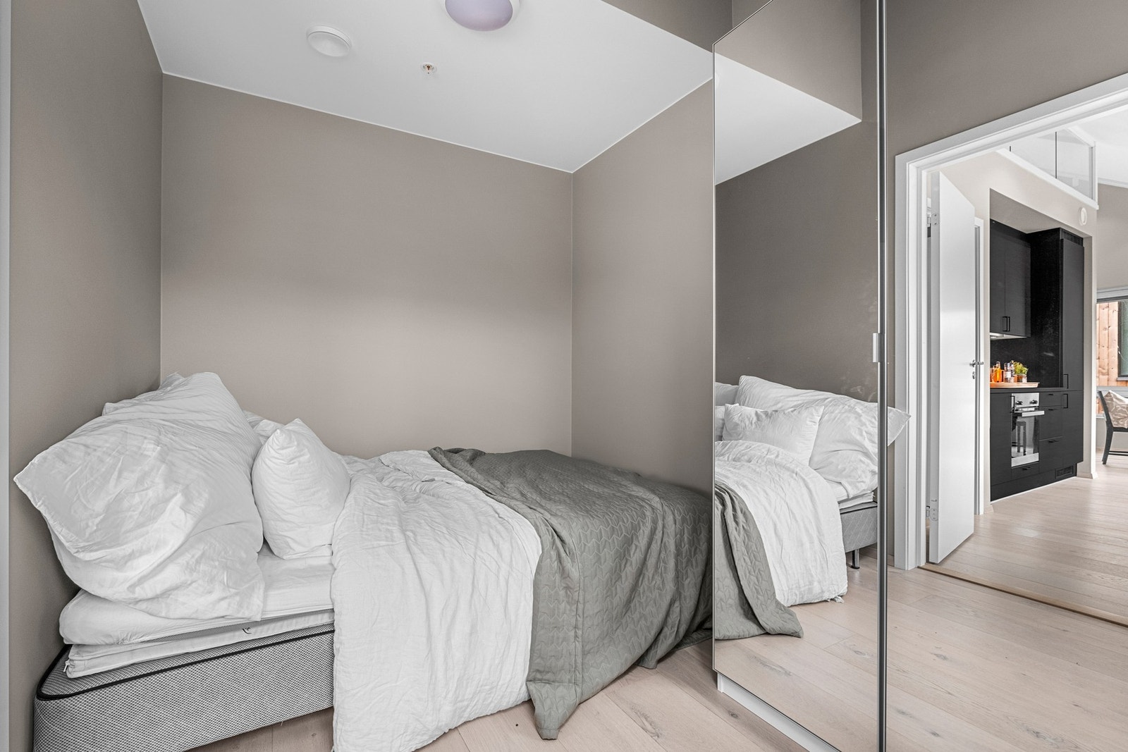 Det andre soverommet er på 7,5 kvm. Galleribilde