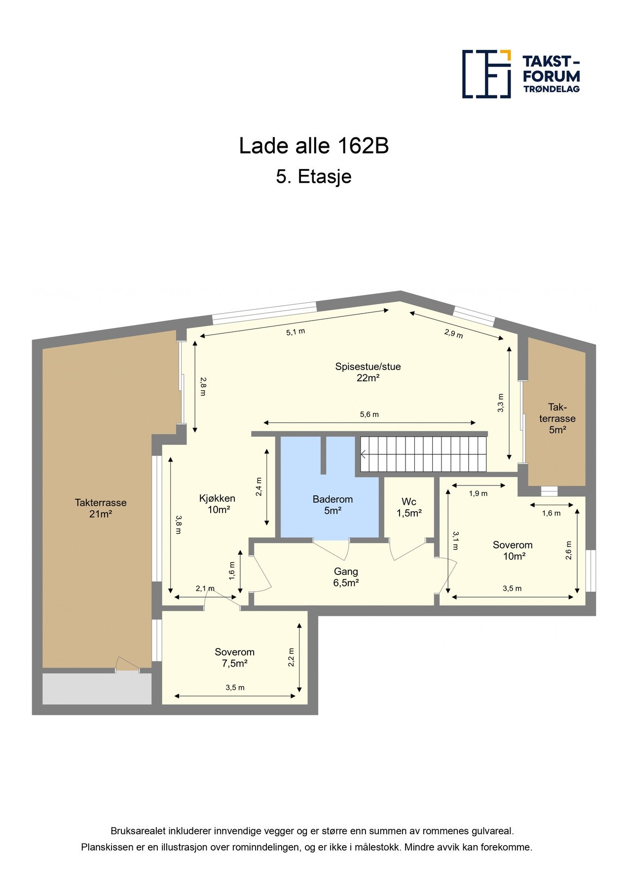 Plantegning hovedetasje Galleribilde