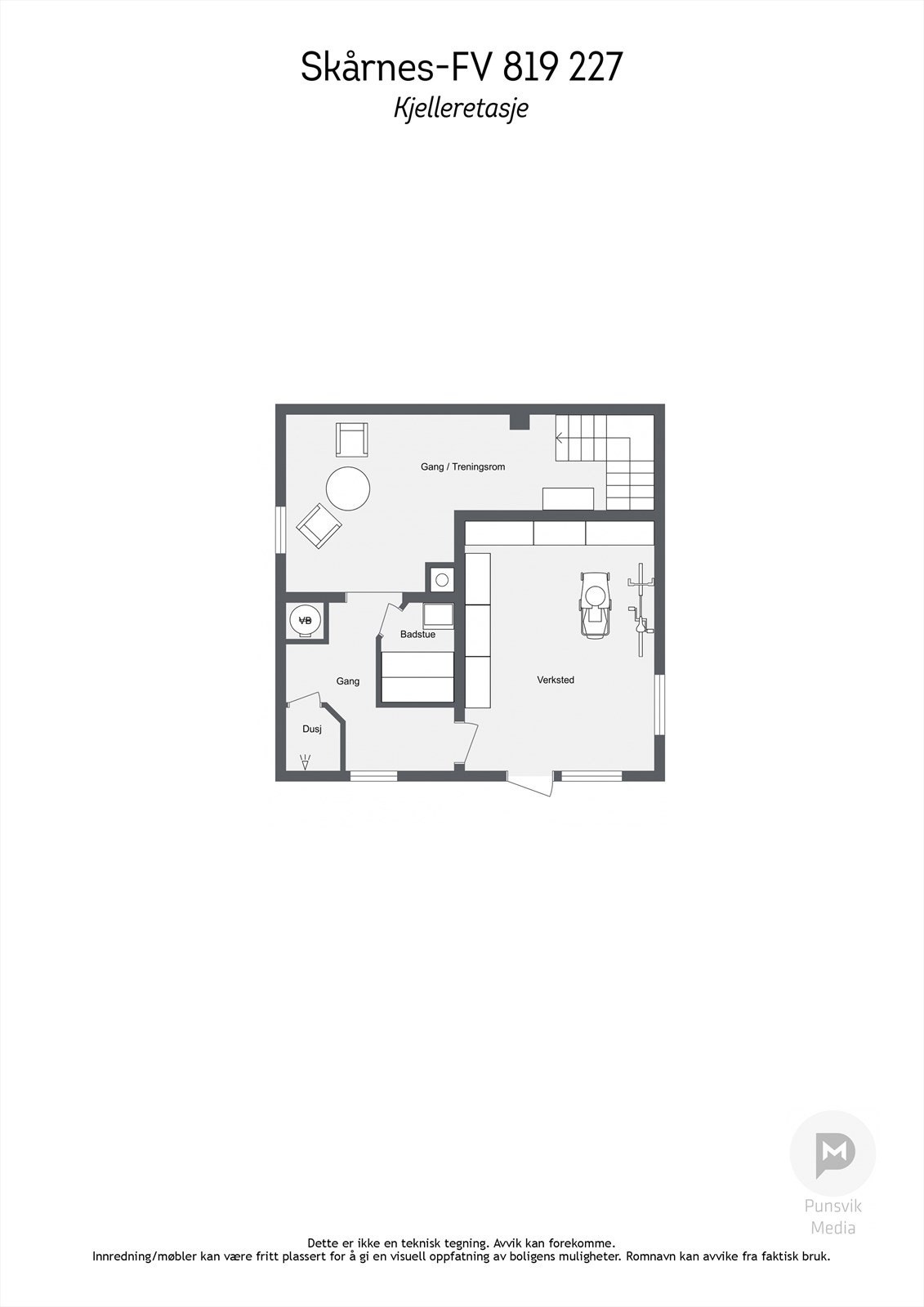 Kjelleretasje - 2D Galleribilde