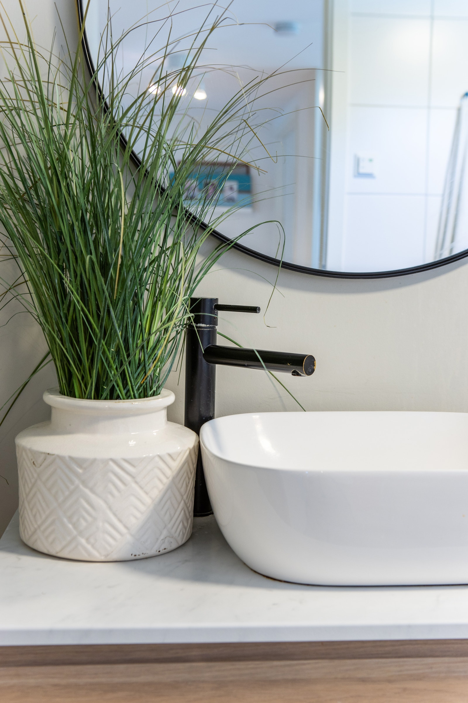 Ny moderne baderomsinnredning Galleribilde