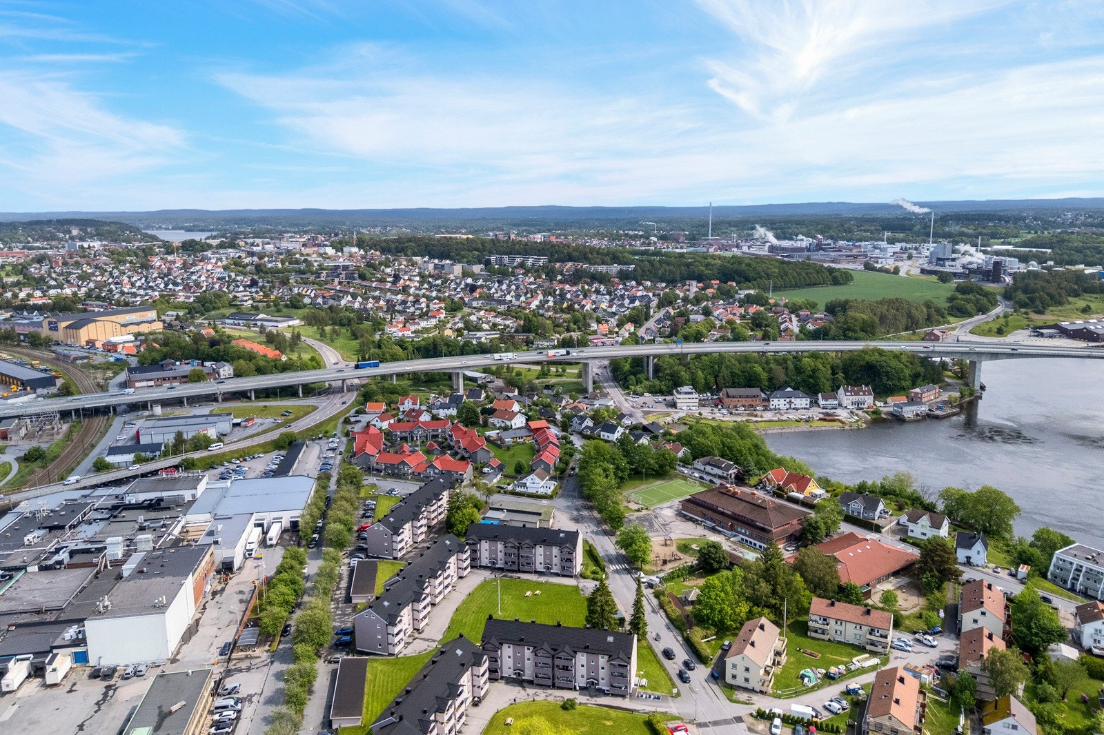 Dronefoto Galleribilde