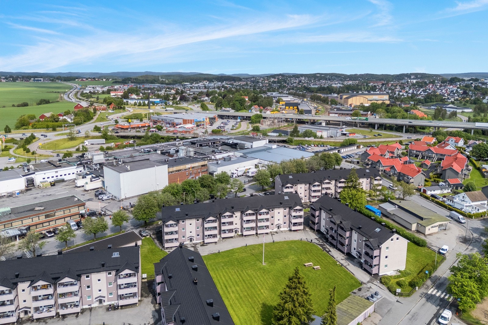 Dronefoto Galleribilde