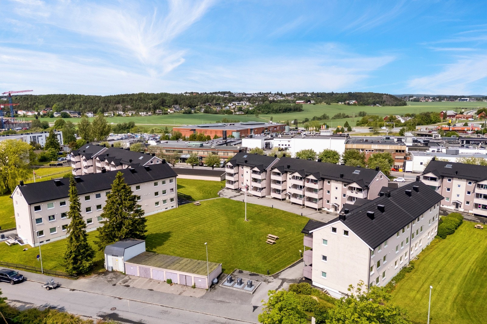 Dronefoto Galleribilde