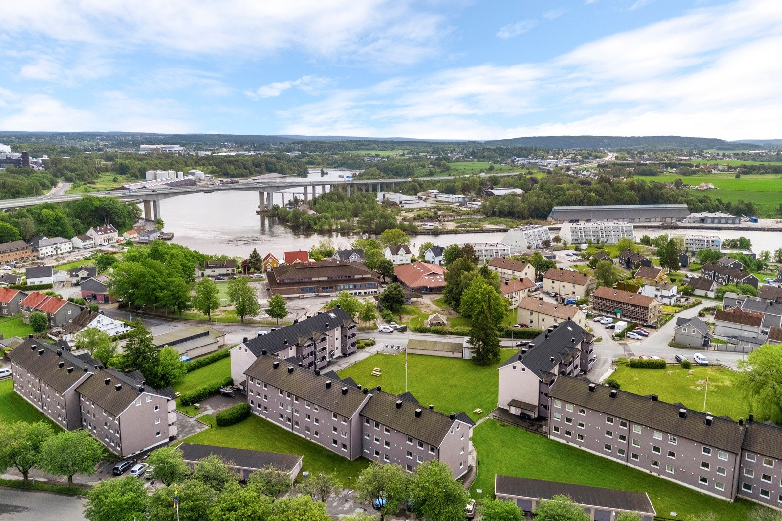 Dronefoto Galleribilde