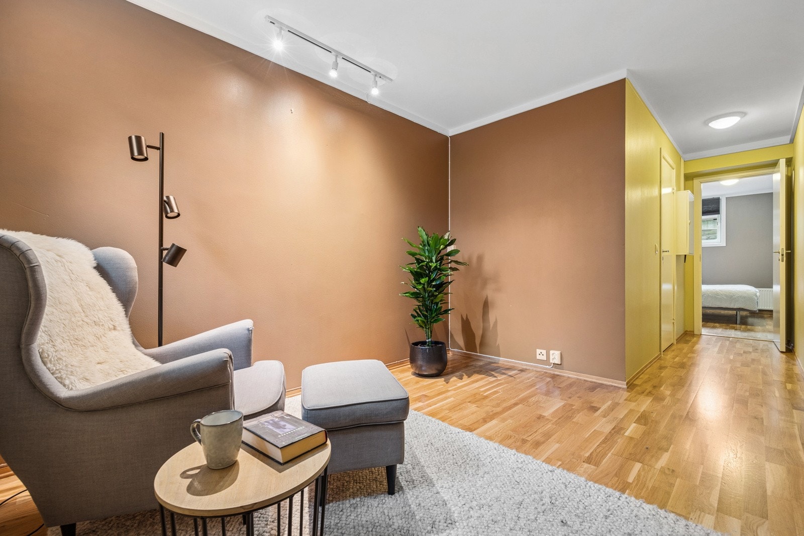 Flott kjellerstue, uttak for kabel-tv/internett (Byggemeldt som bod) Galleribilde