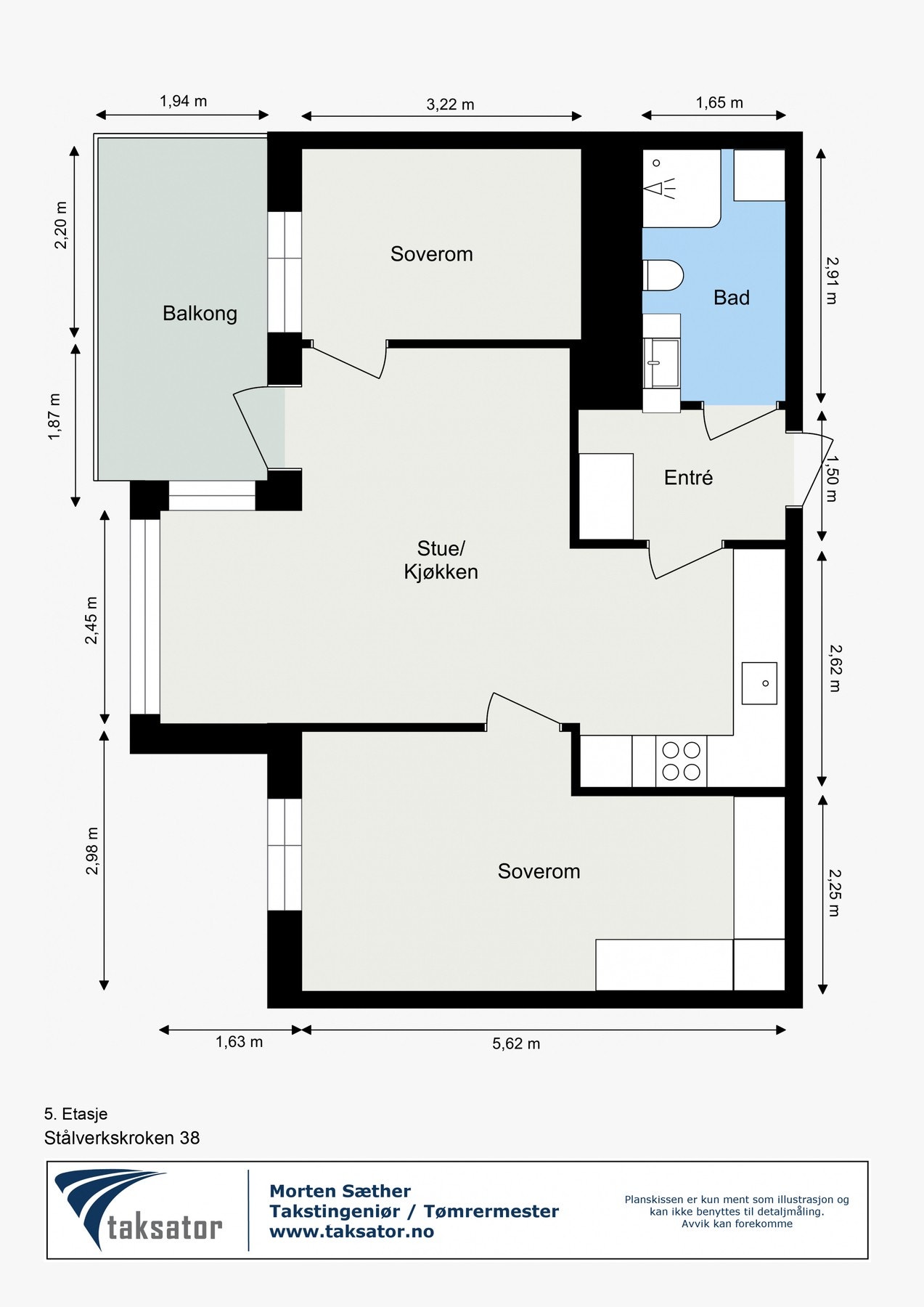 Plantegning Galleribilde