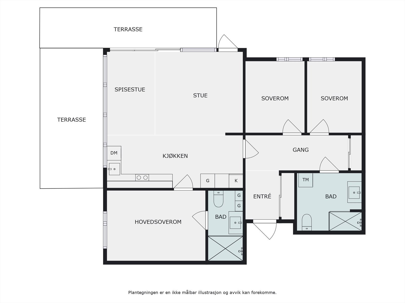 Plantegning Galleribilde