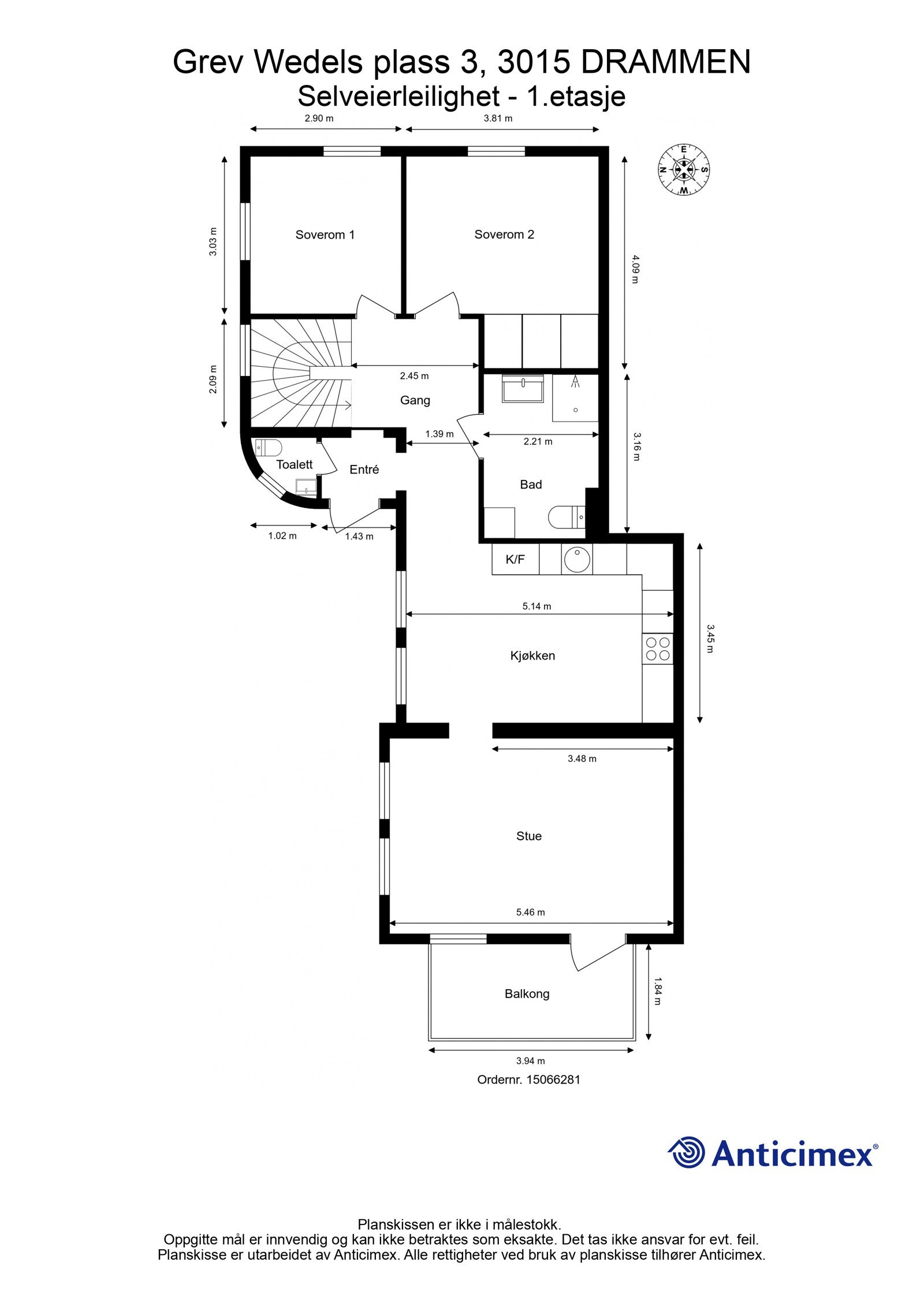 Plantegning 1.etasje. Galleribilde