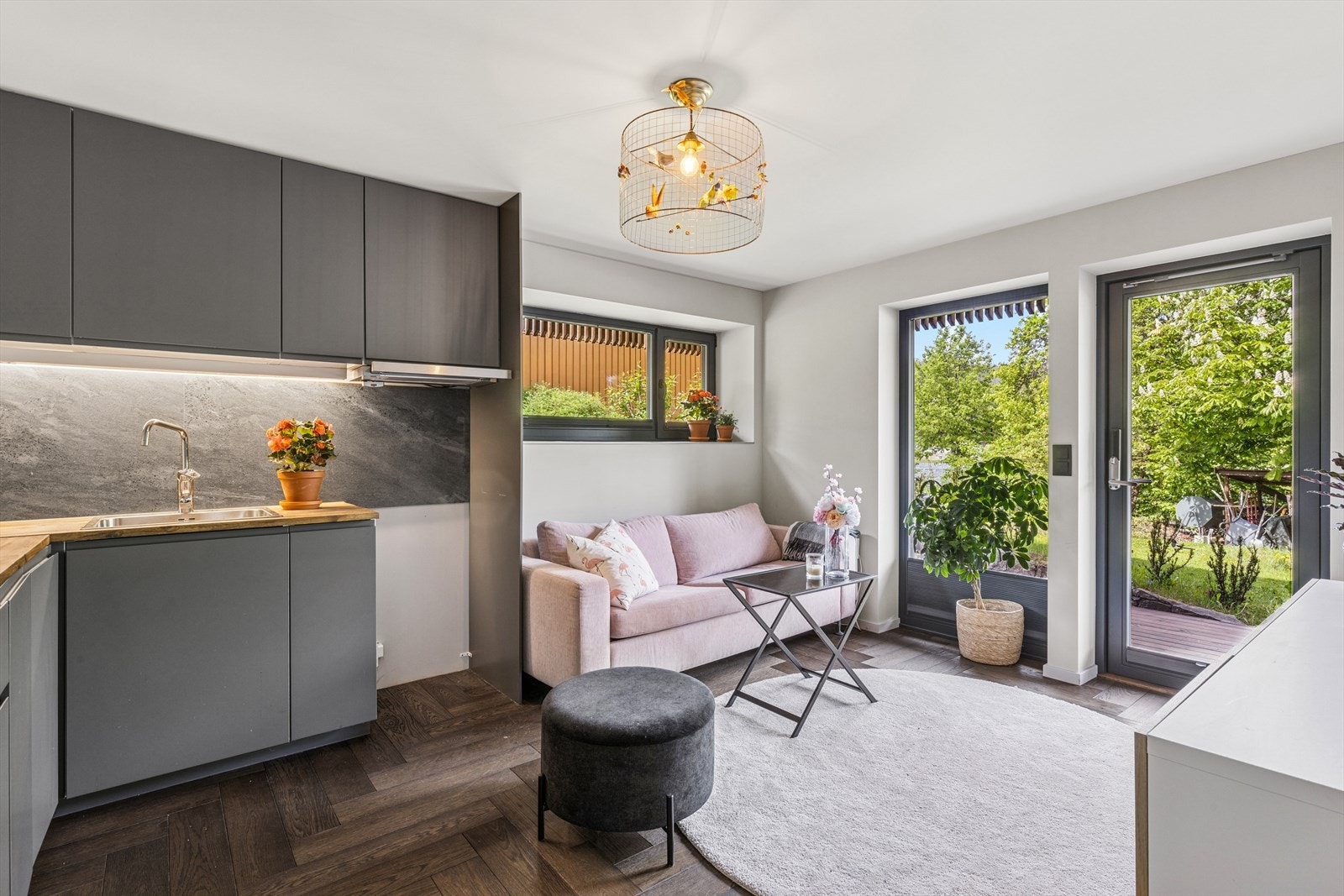 En del av boligen har egen inngang Galleribilde