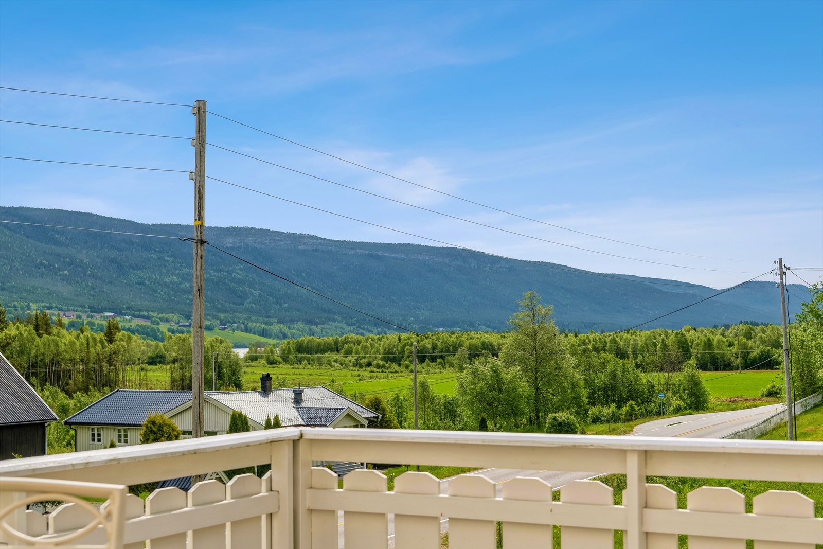 Utsikt fra terrassen Galleribilde