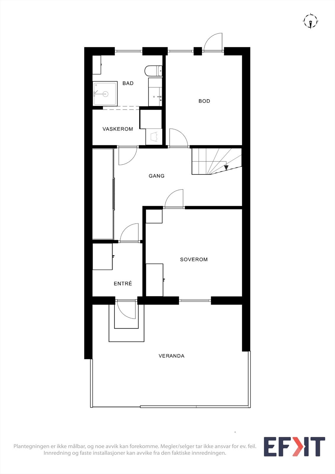 Plantegning u.etg. Galleribilde
