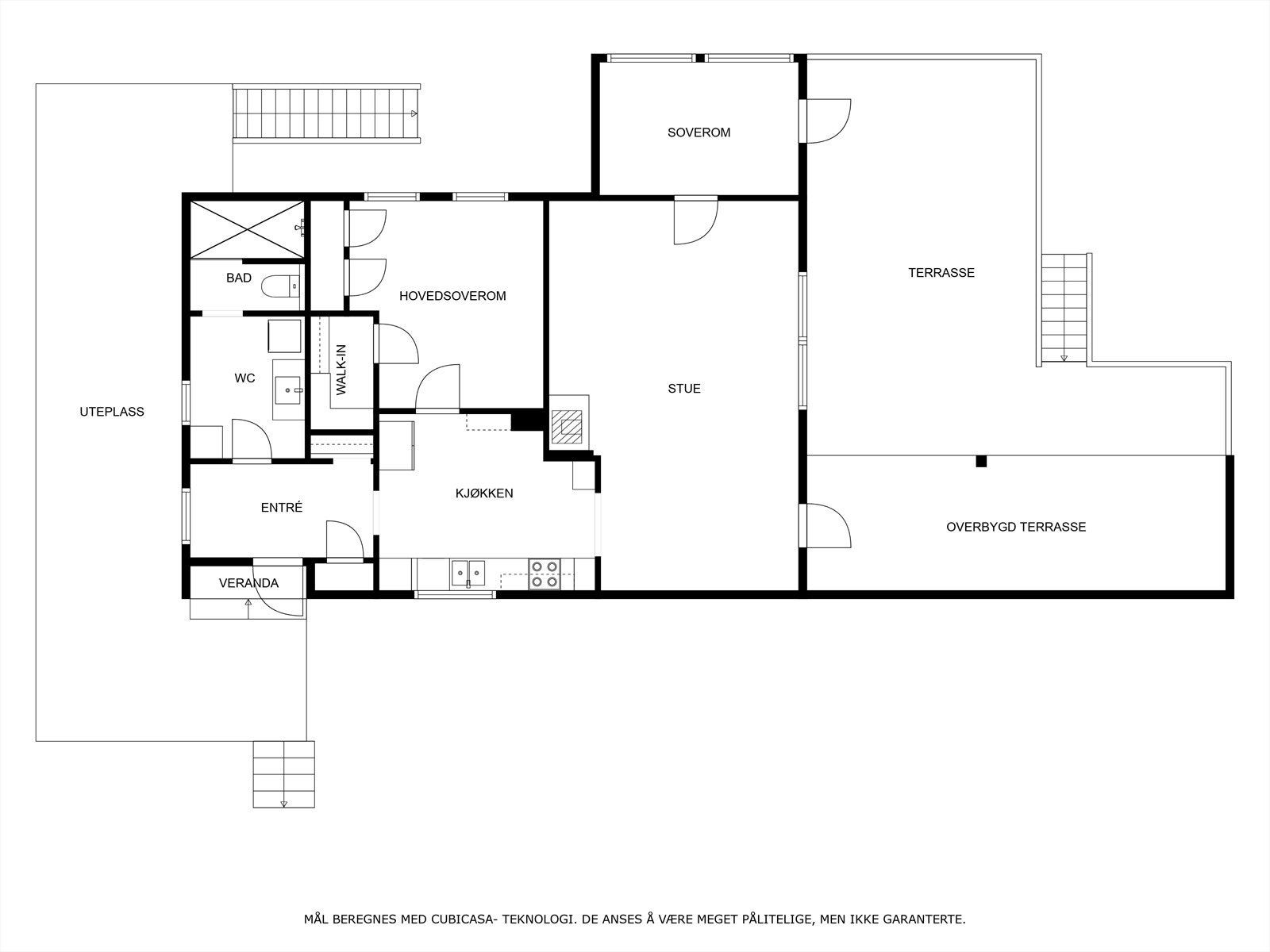 Plantegning 1.etg. Galleribilde