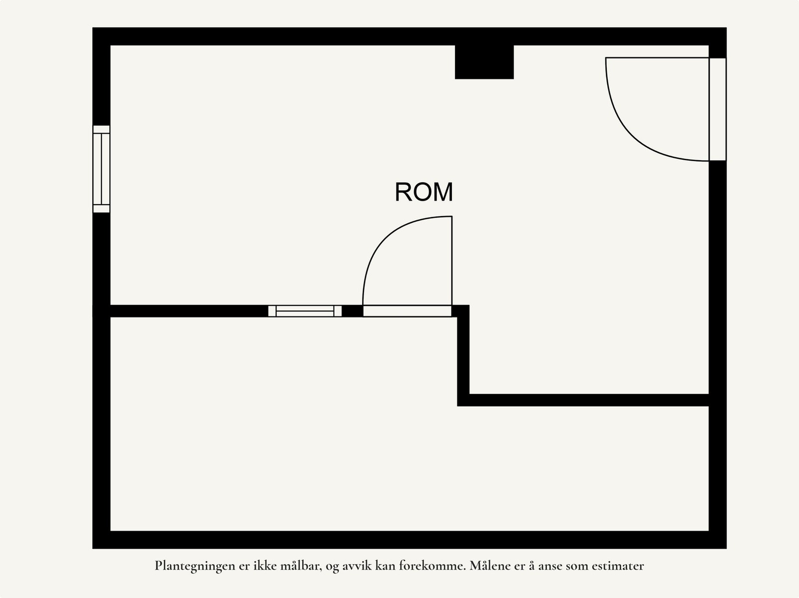 Plantegning loft. Galleribilde