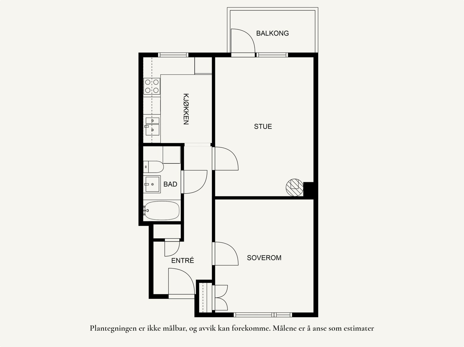 plantegning 3.etg. Galleribilde