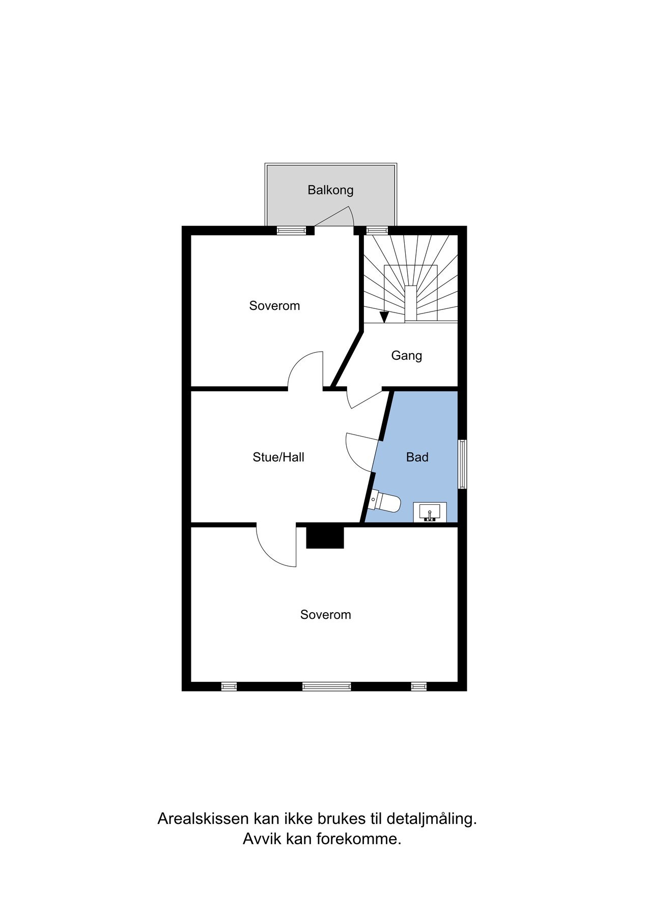 Plantegning - 2. etasje. Galleribilde