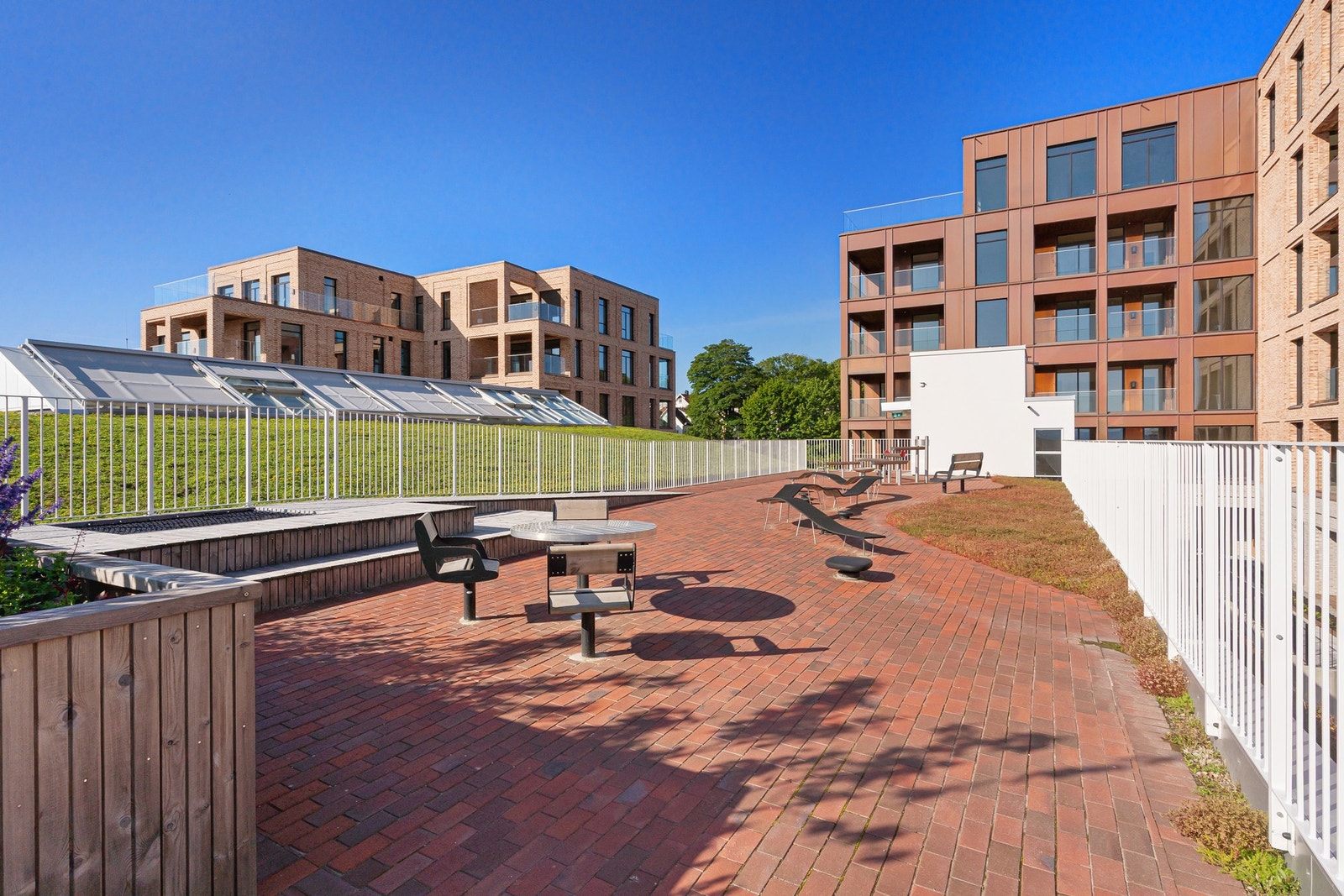 Felles takterrase. Galleribilde