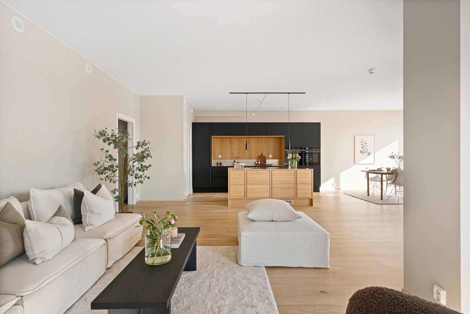 Boligen har balansert ventilasjon for et behagelig inneklima. Galleribilde