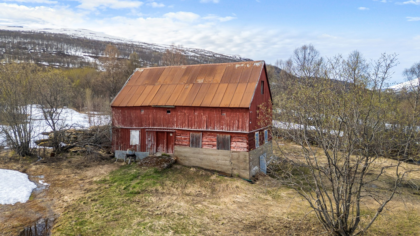 Fjøs.