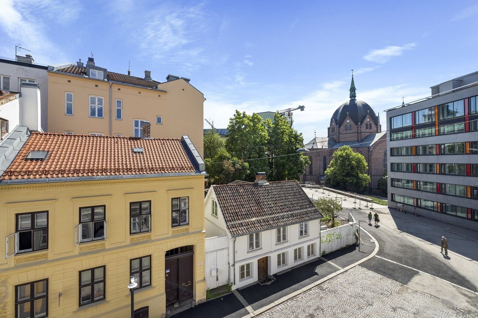 Utsikt fra leiligheten. Galleribilde